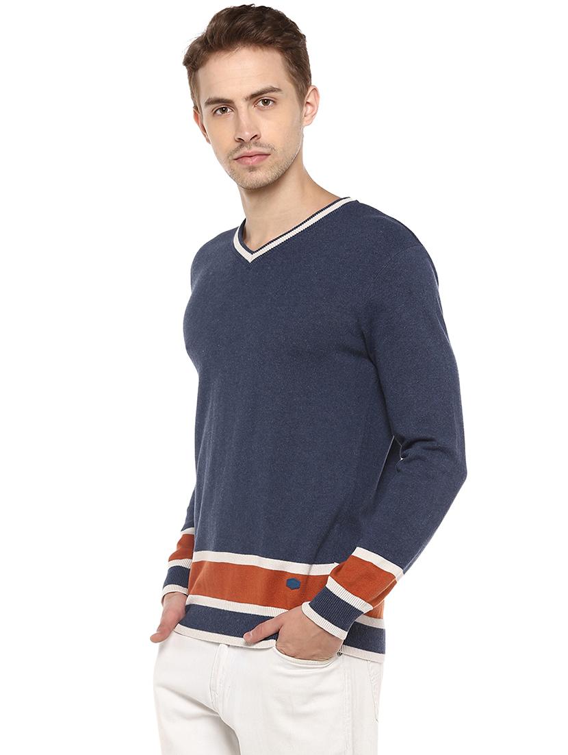 blue striped pullover - 16570195 - Standard Image - 1