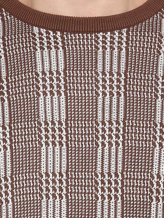 brown printed pullover - 16570199 -  Standard Image - 4