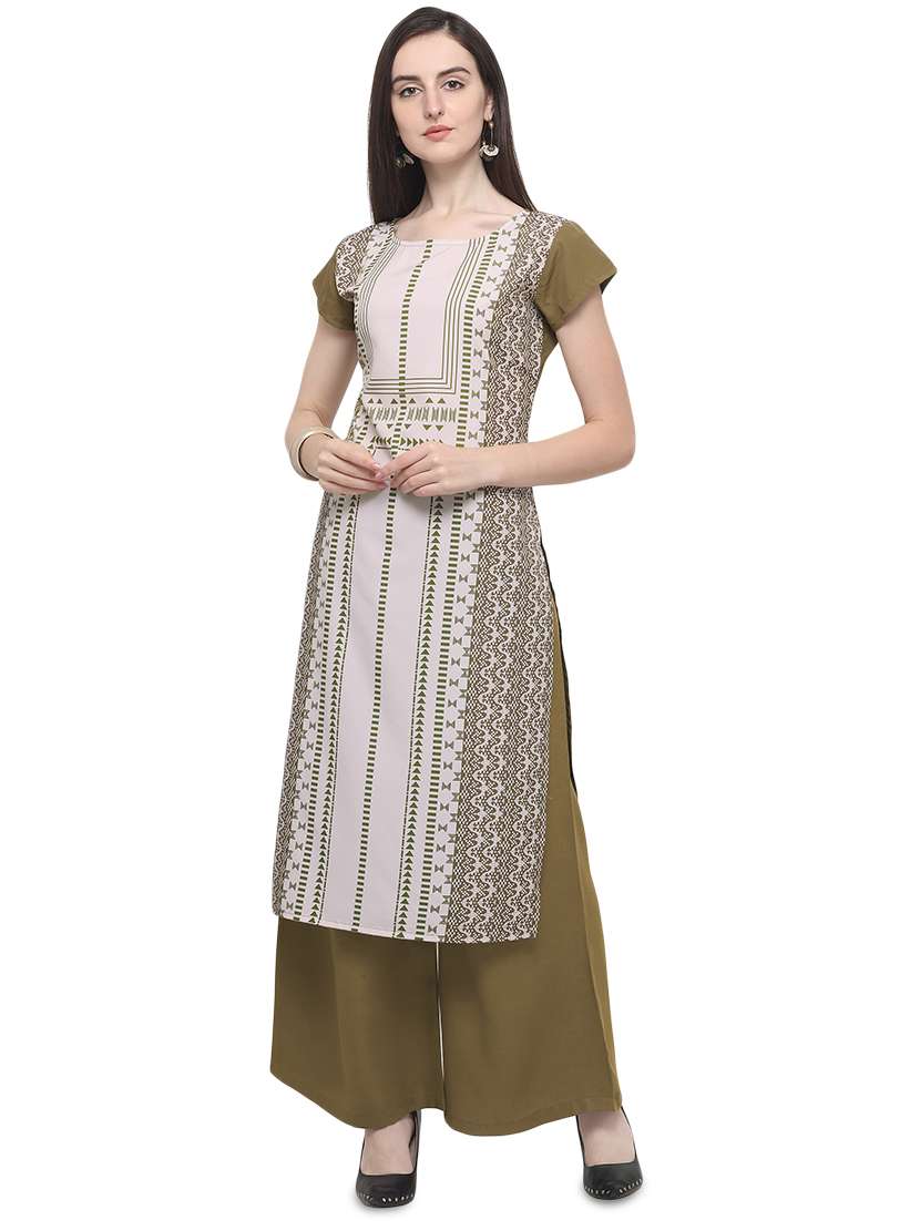 geometrical straight kurta