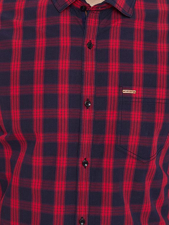 red checkered casual shirt - 16570642 - Standard Image - 4