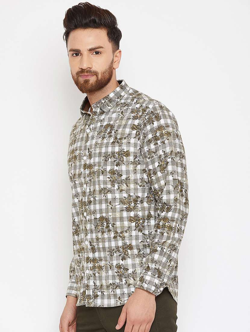 mens florals casual shirt - 16570653 - Standard Image - 1