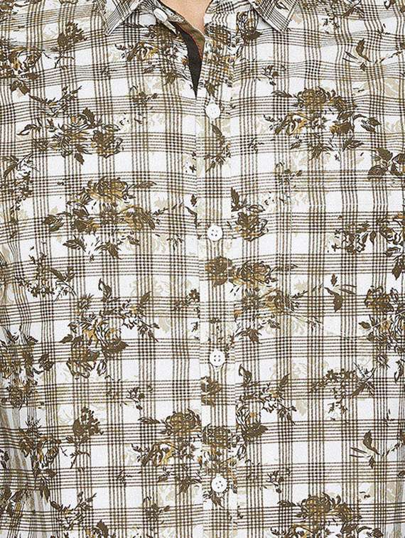 mens florals casual shirt - 16570653 - Standard Image - 4
