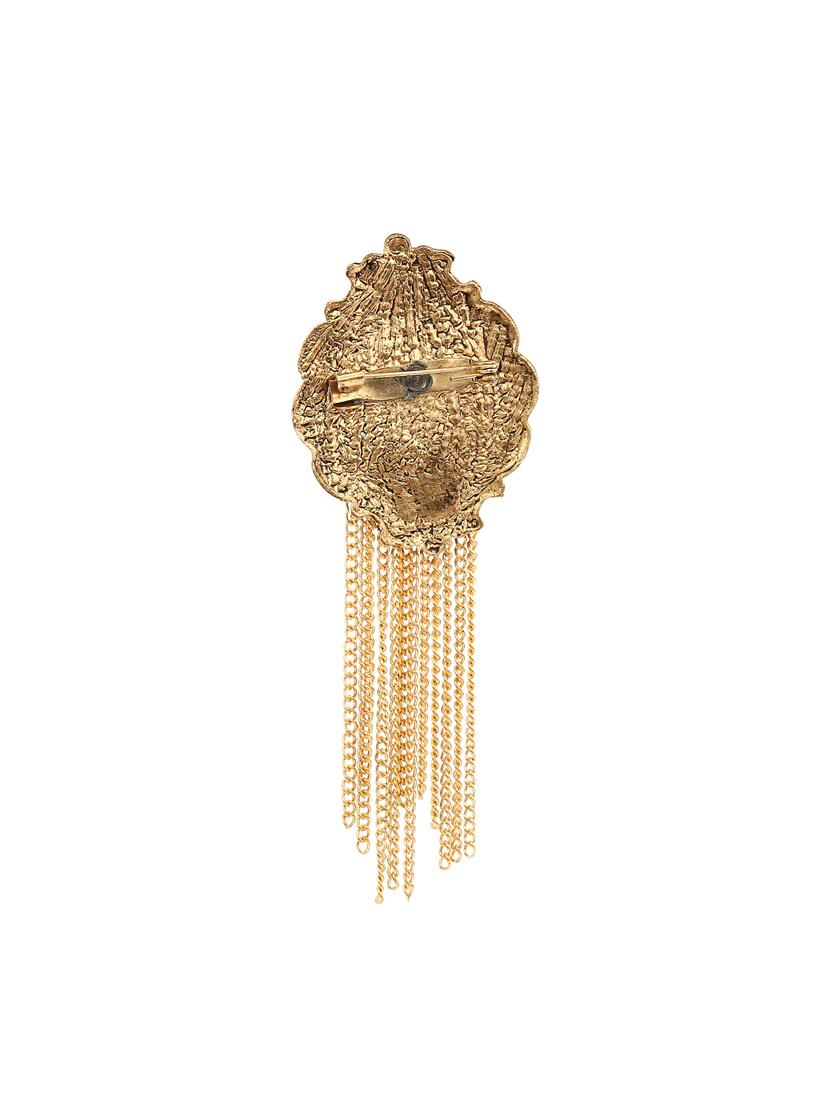 red gold tone  brooch - 16571781 -  Standard Image - 1