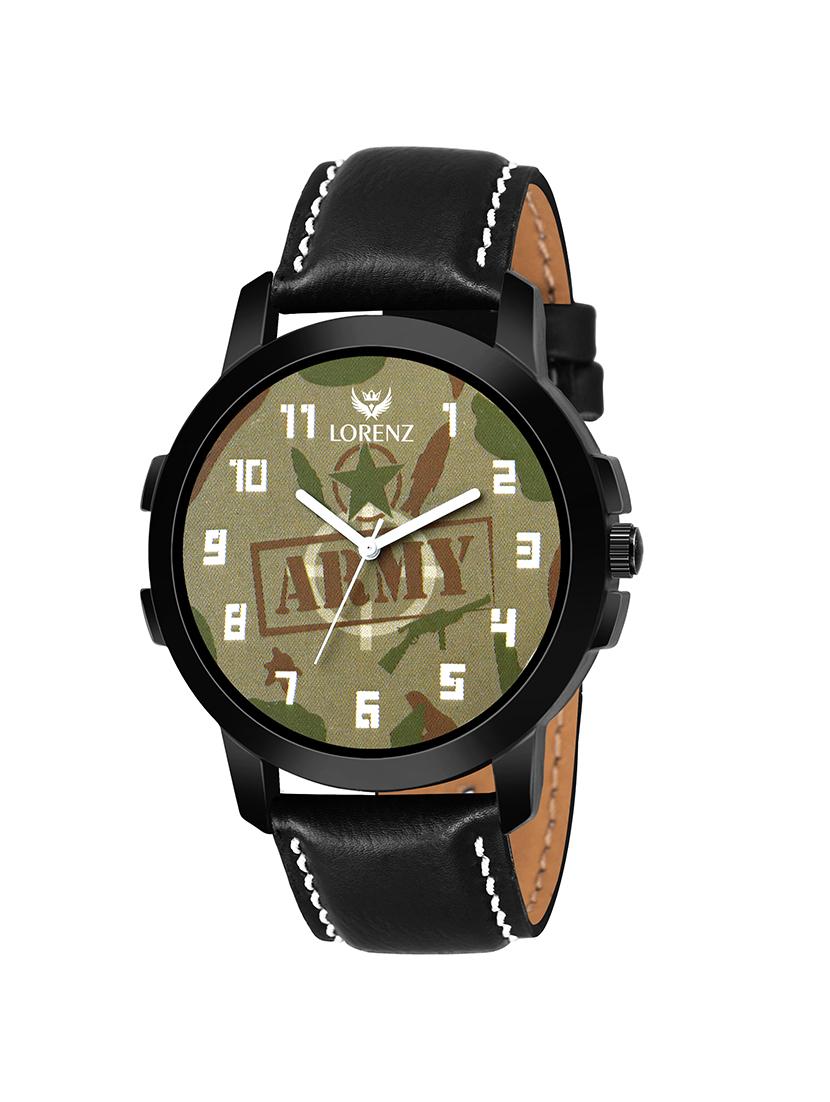 lorenz army design men's watch & army design wallet combo for men (combo for boys | cm-2067wl-23) - 16572574 -  Standard Image - 1
