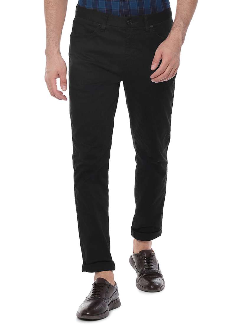 black solid chinos 