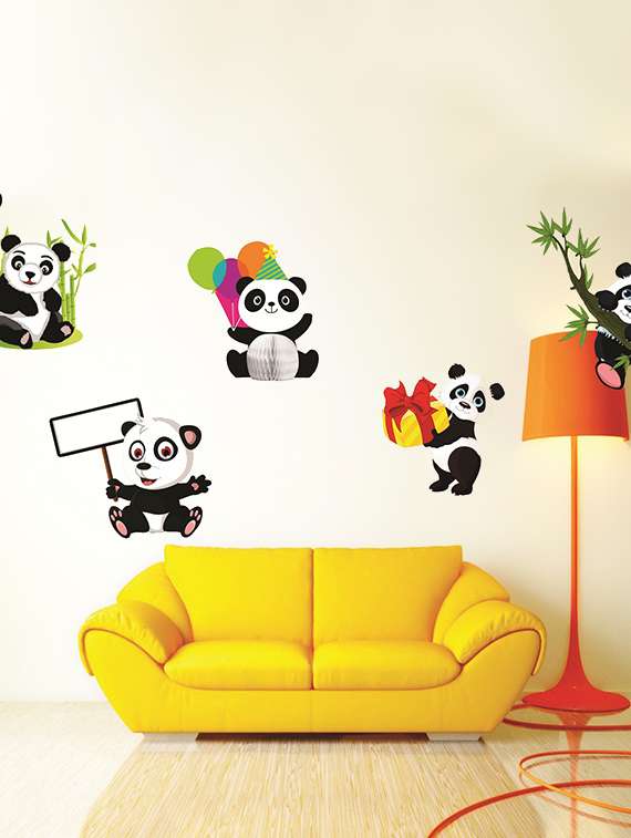  panda wall sticker for living room 