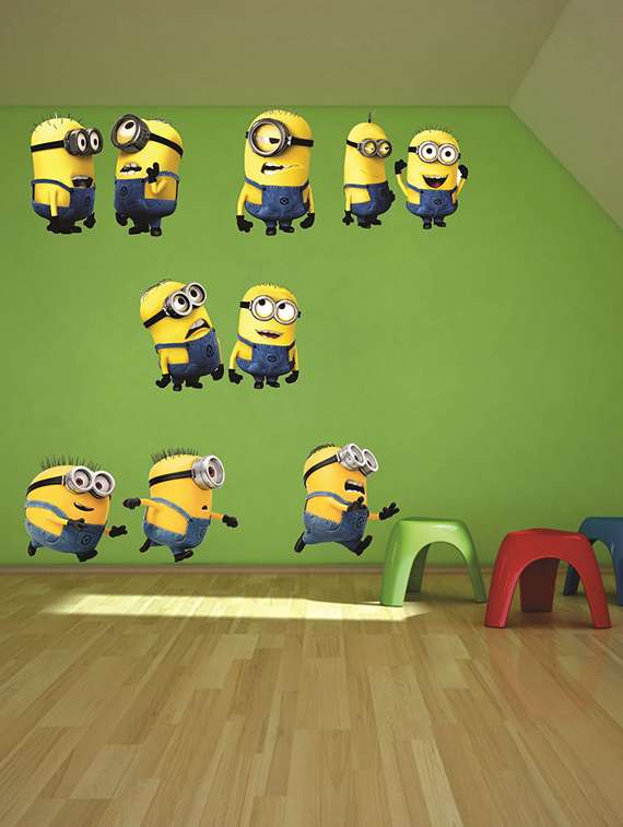 minions wall sticker for living room  - 16576316 -  Standard Image - 1