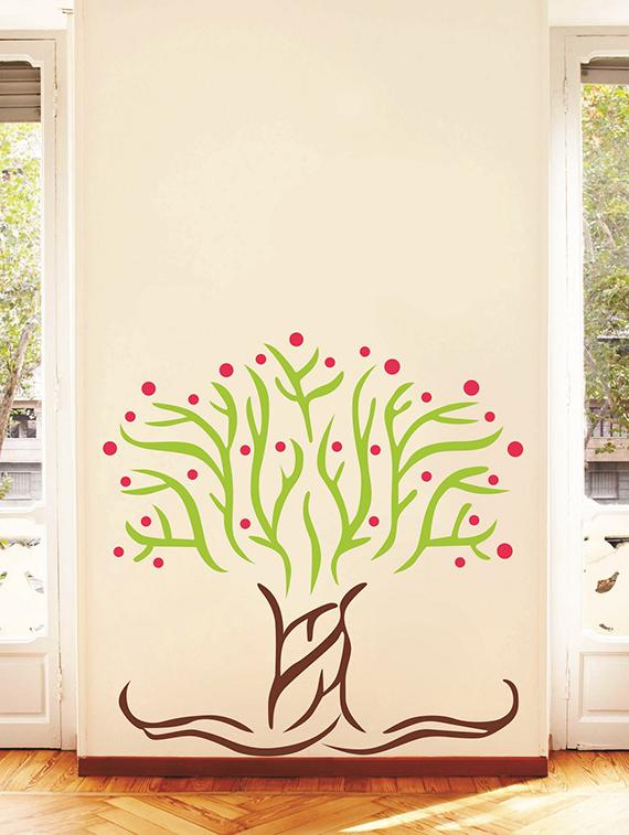 tree wall sticker for living room - 16576318 - Standard Image - 1