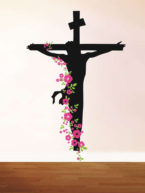  jesus wall sticker for living room   - 16576319 -  Standard Image - 1