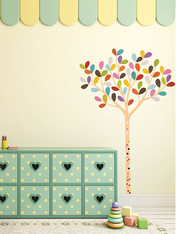  tree wall sticker for living room  - 16576325 -  Standard Image - 1