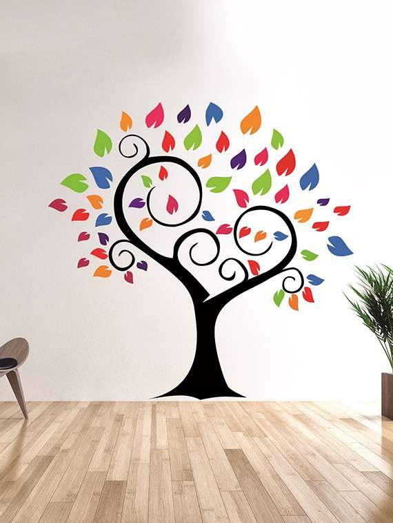  tree wall sticker for living room   - 16576329 -  Standard Image - 1