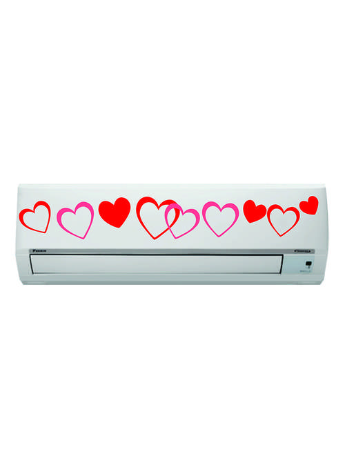 split air conditioner sticker wall sticker   