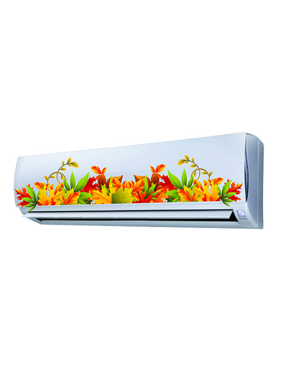 split air conditioner sticker wall sticker - 16576377 - Standard Image - 1
