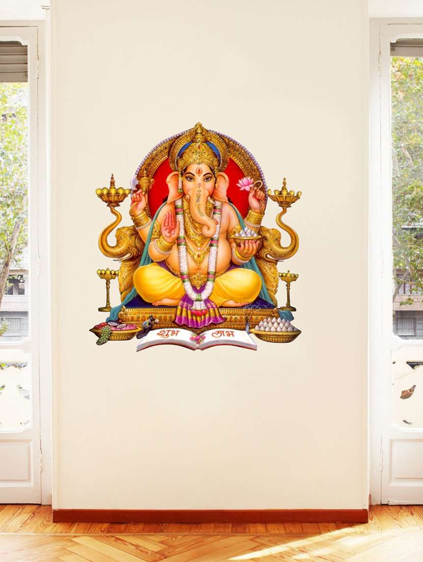  ganesh ji wall sticker for living room  - 16576396 -  Standard Image - 1