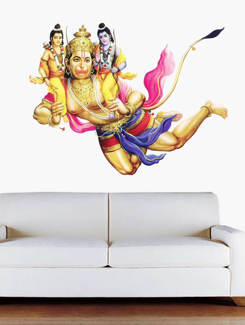   hanuman ji wall sticker for living room  - 16576400 -  Standard Image - 1