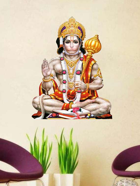 lord hanuman wall sticker & decal - 16576415 - Standard Image - 1
