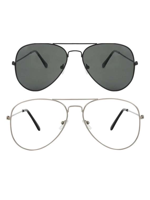 royalmede set of 2 aviator sunglasses