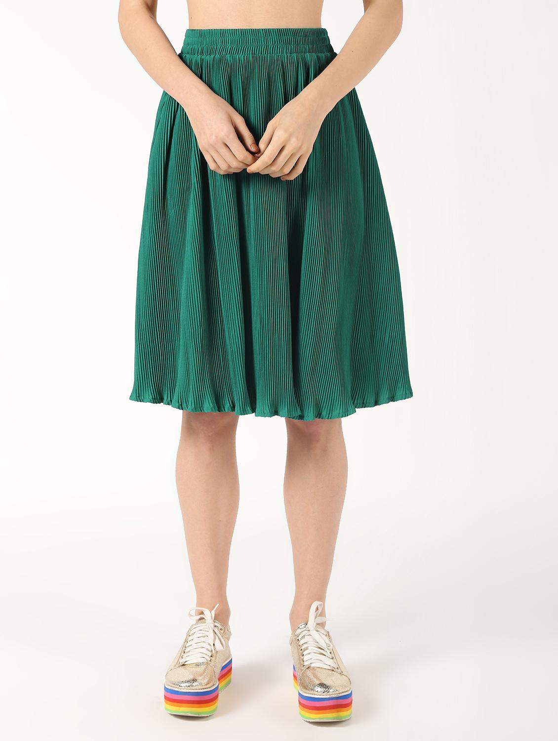 high rise pleated skirt - 16579501 - Standard Image - 1