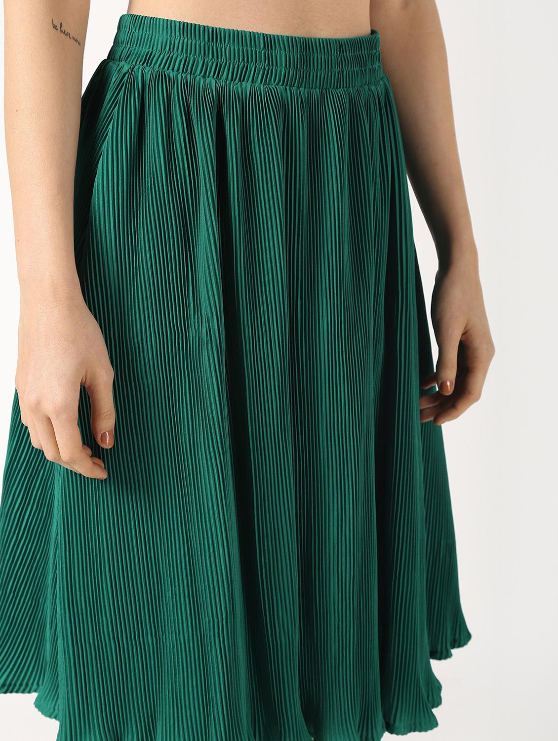 high rise pleated skirt - 16579501 - Standard Image - 4