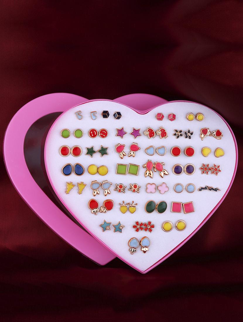 multi colored metal combo's. earring - 16580636 - Zoom Image - 0