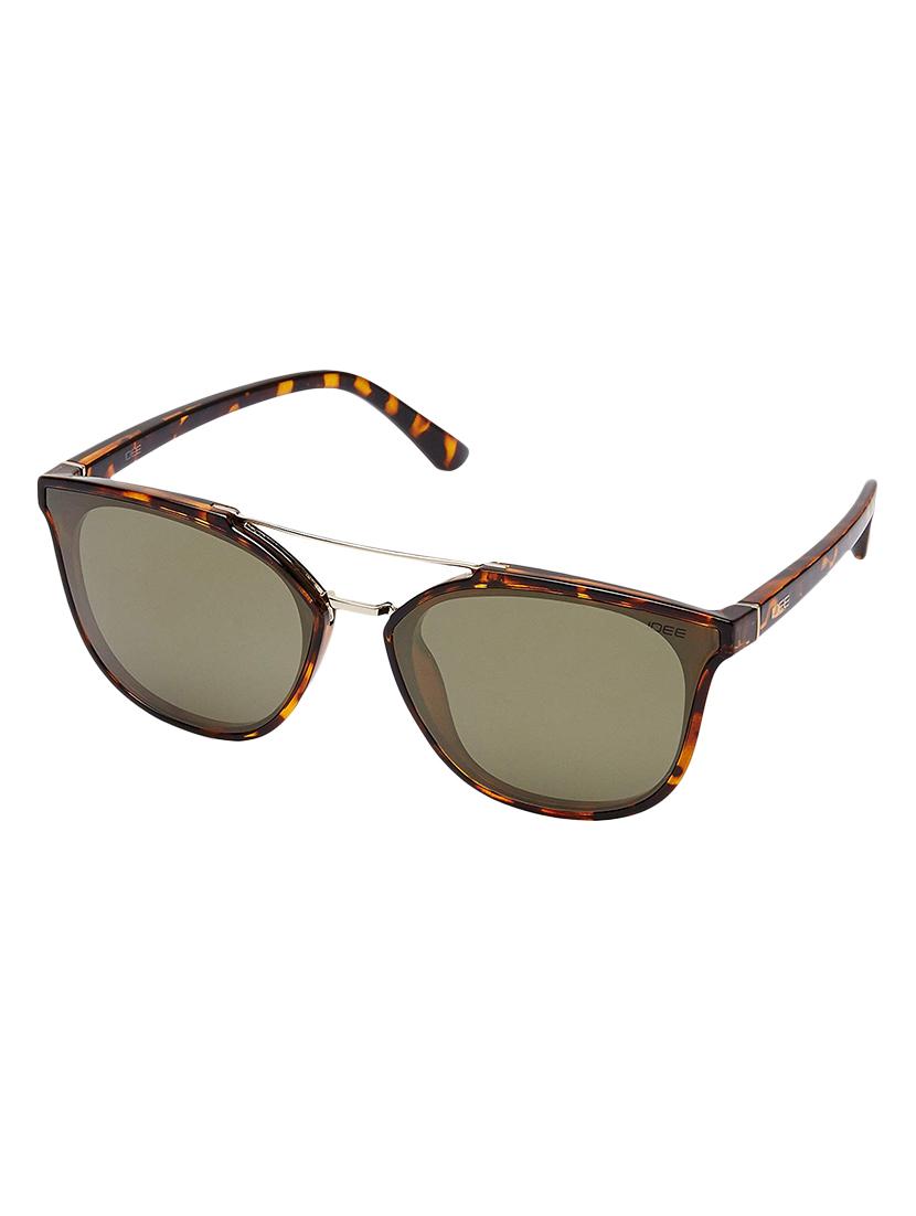 idee mirrored square women's sunglasses- (ids2366c4sg) - 16581359 - Standard Image - 1