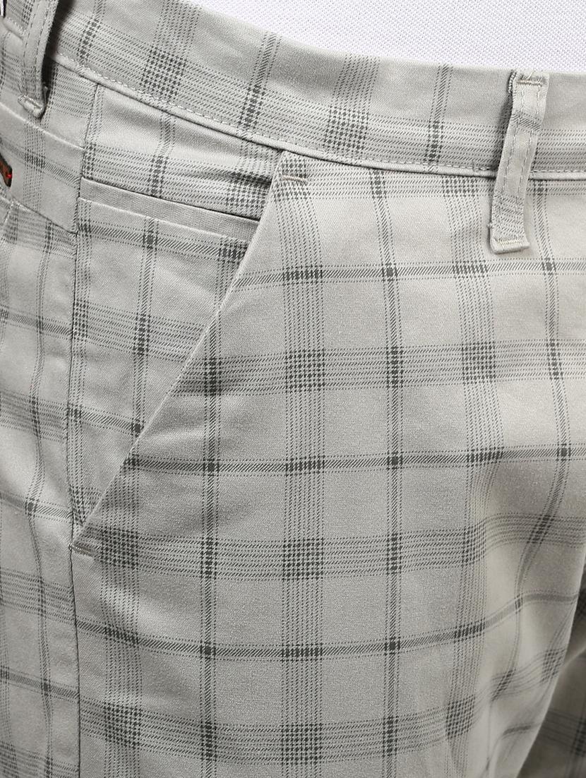 grey checkered chinos - 16584179 - Standard Image - 4