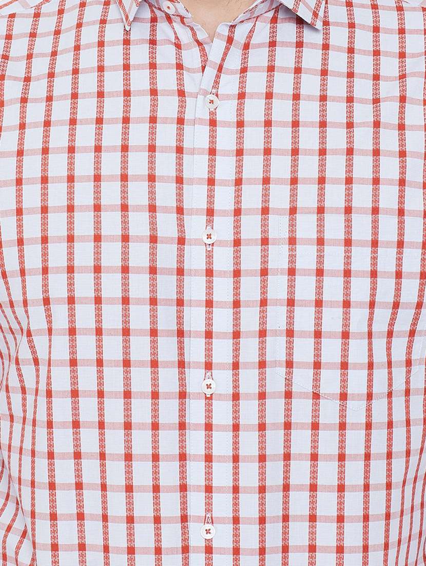 red checkered formal shirt - 16584818 - Standard Image - 4