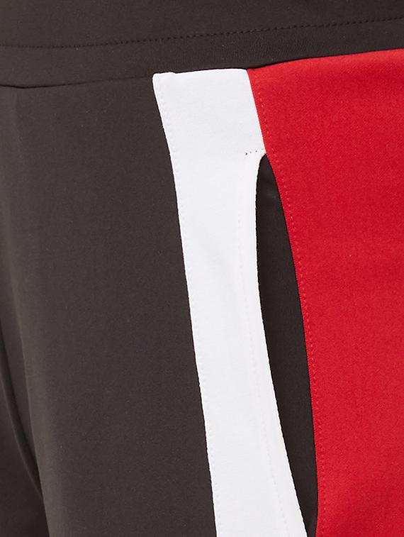 color block wide leg trouser - 16585391 - Standard Image - 4