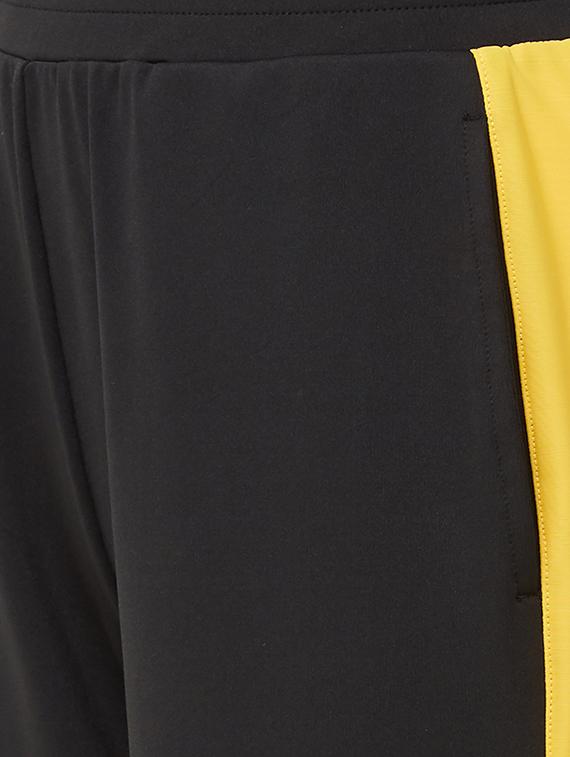 color block sheer panel trouser - 16585393 - Standard Image - 4