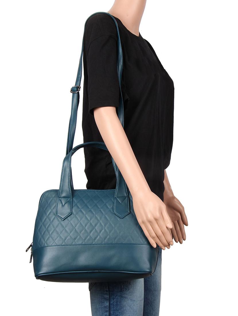green leatherette (pu) regular handbag - 16585742 - Standard Image - 4
