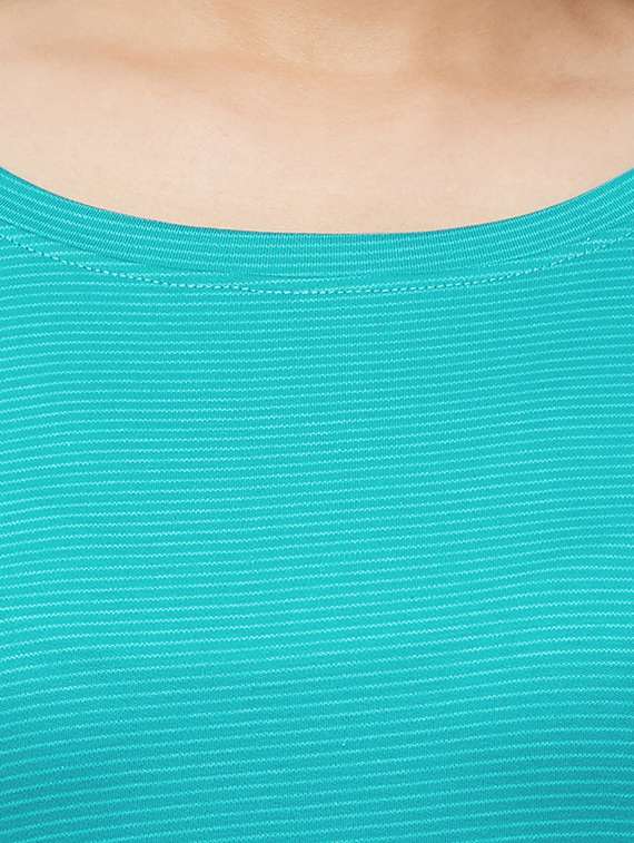 round neck solid a-line dress - 16585860 - Standard Image - 4
