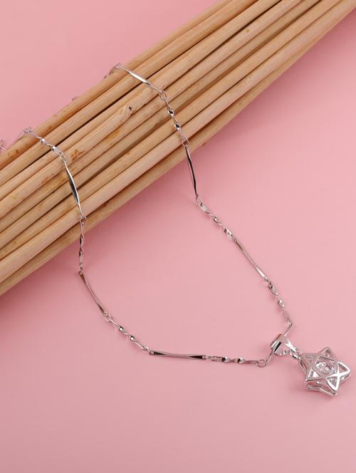 silver plated pendant - 16585902 - Standard Image - 0