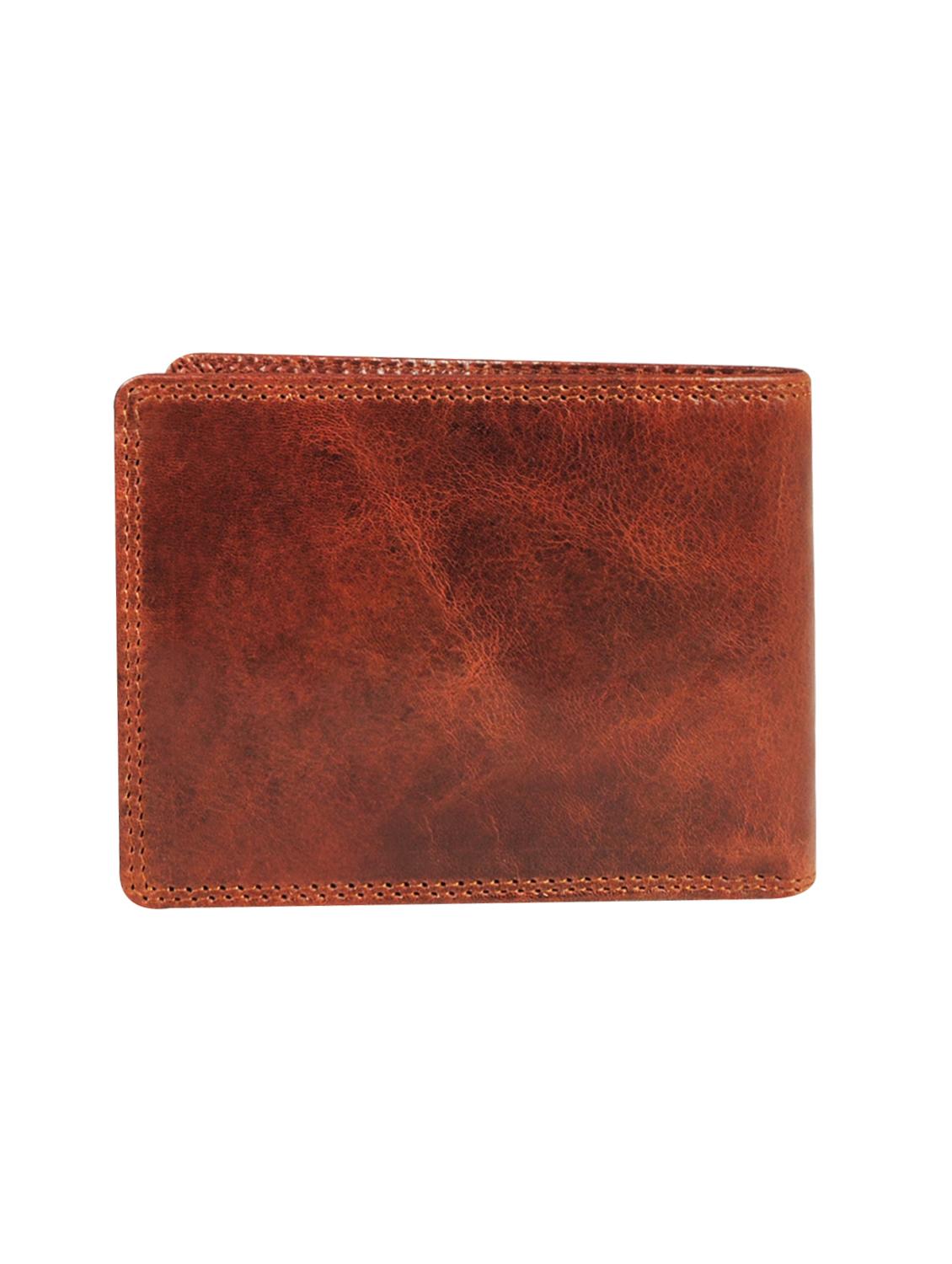 cognac leather wallet - 16587537 - Standard Image - 1