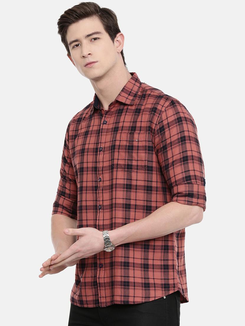 red checkered casual shirt - 16588693 - Standard Image - 1