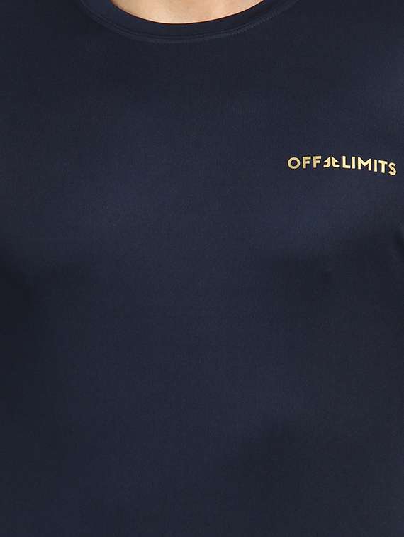 navy blue solid t-shirt - 16590806 -  Standard Image - 4