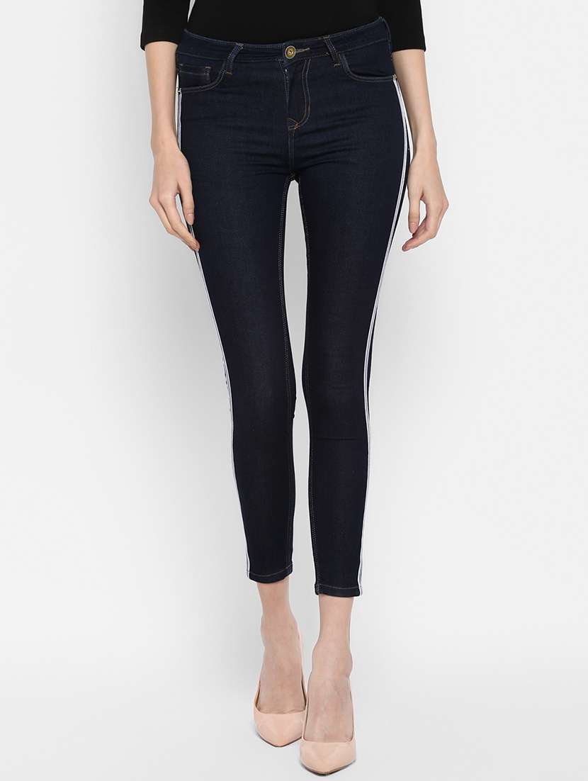 high rise side tapping jean