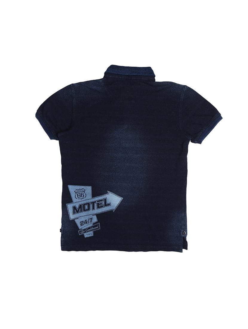dark blue cotton tshirt - 16593559 - Standard Image - 1