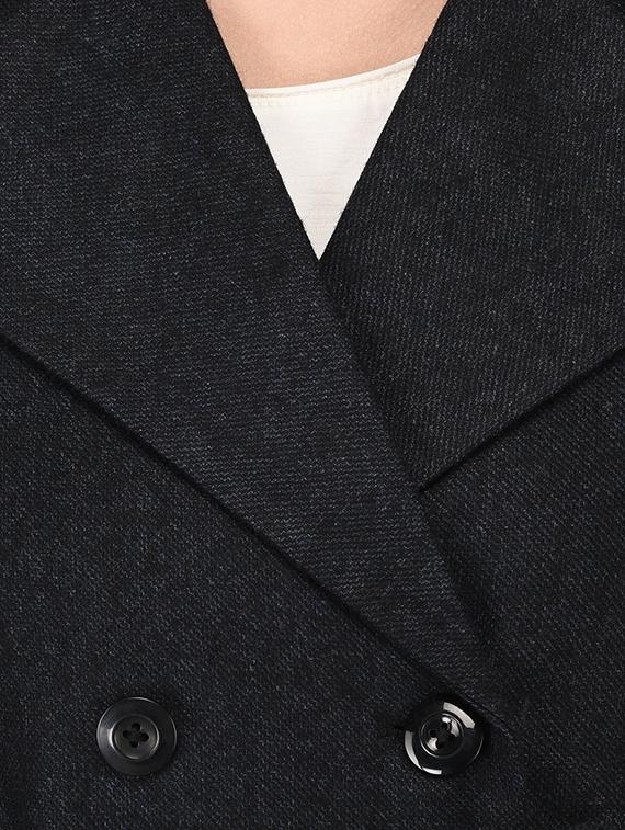 lapel neck double breasted coat - 16596003 - Standard Image - 4