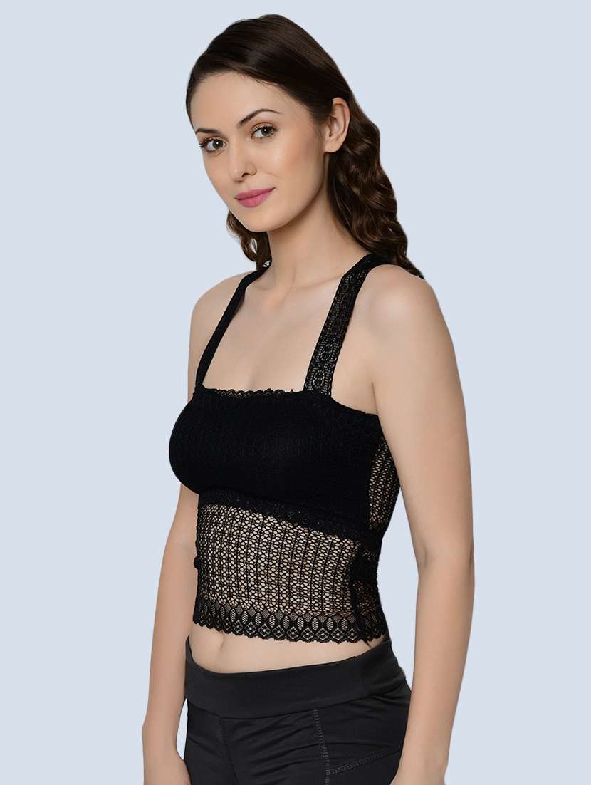 styled back laced camisole - 16596982 -  Standard Image - 1