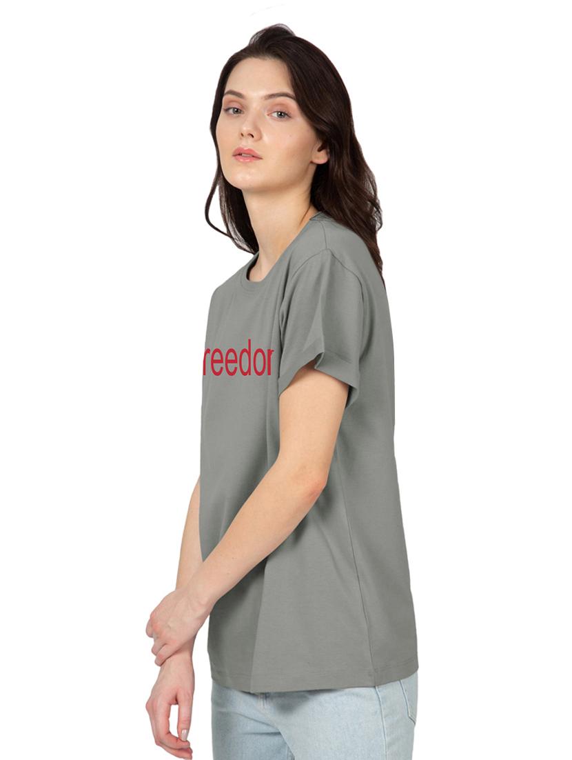 round neck slogan tee  - 16597112 -  Standard Image - 1
