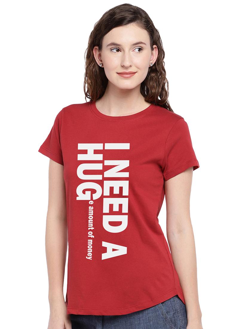 round neck quirky tee - 16597124 - Standard Image - 1