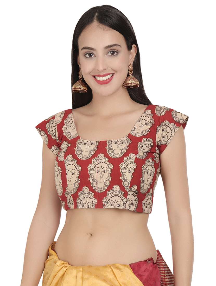 conversational printed blouse