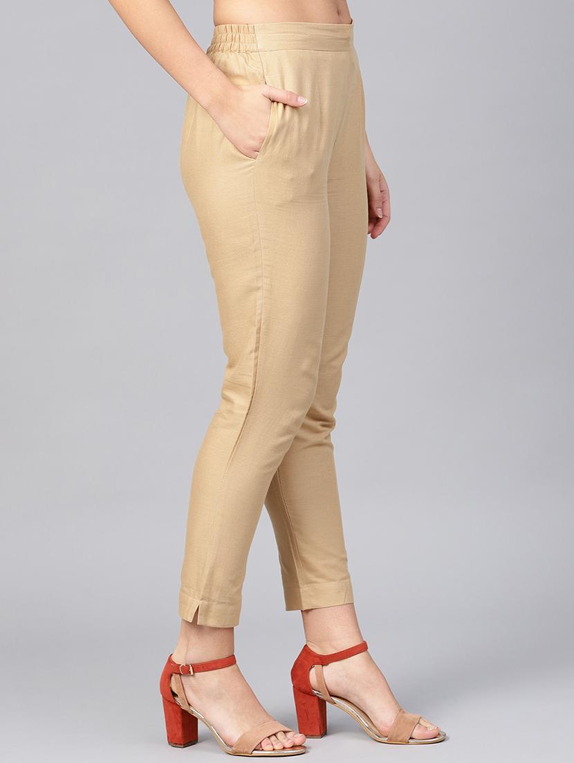 solid straight tapered pant - 16599672 - Standard Image - 1