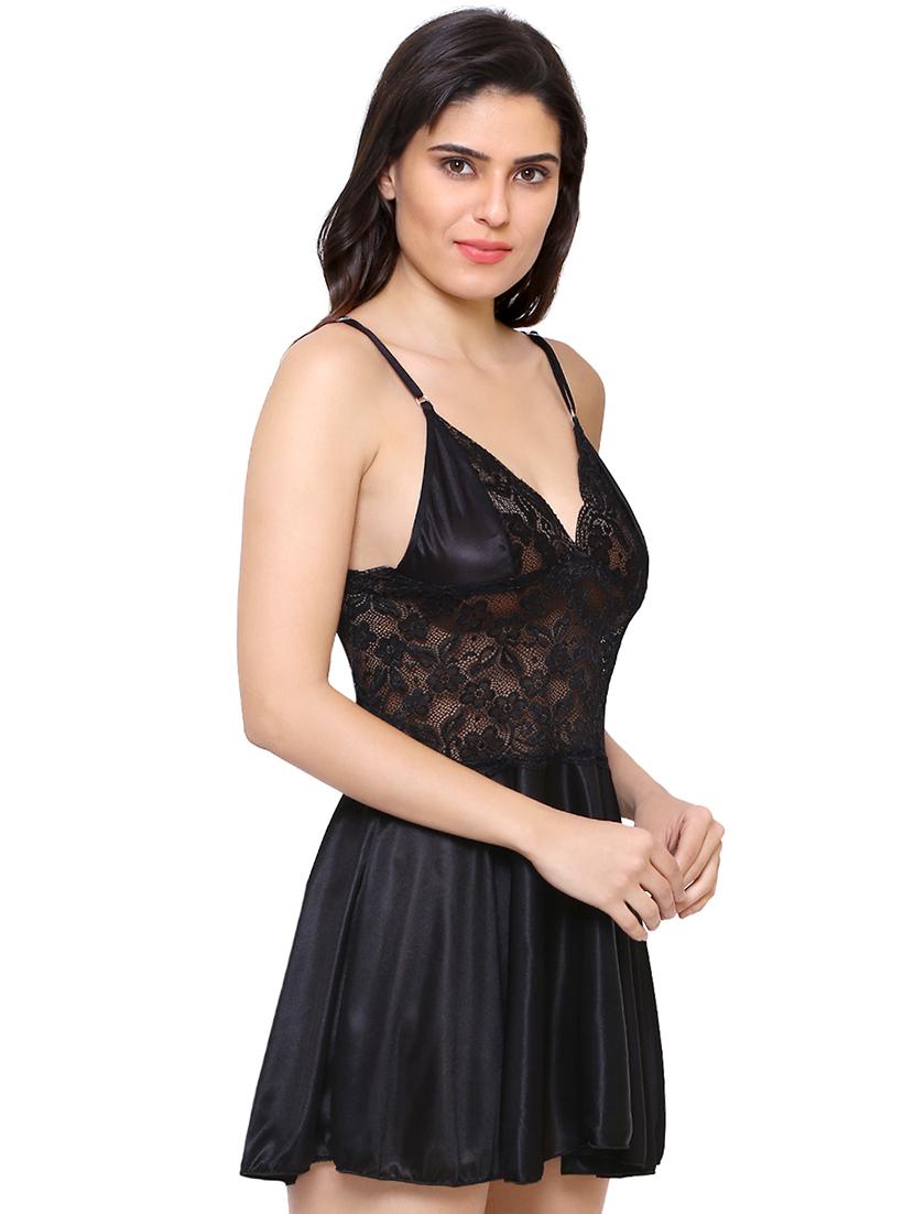cami neck floral lace babydoll - 16600836 -  Standard Image - 1