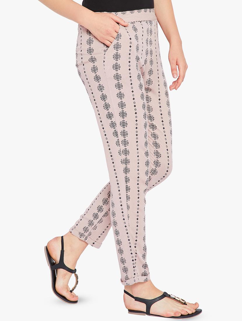 printed straight tapered pant - 16601766 -  Standard Image - 1