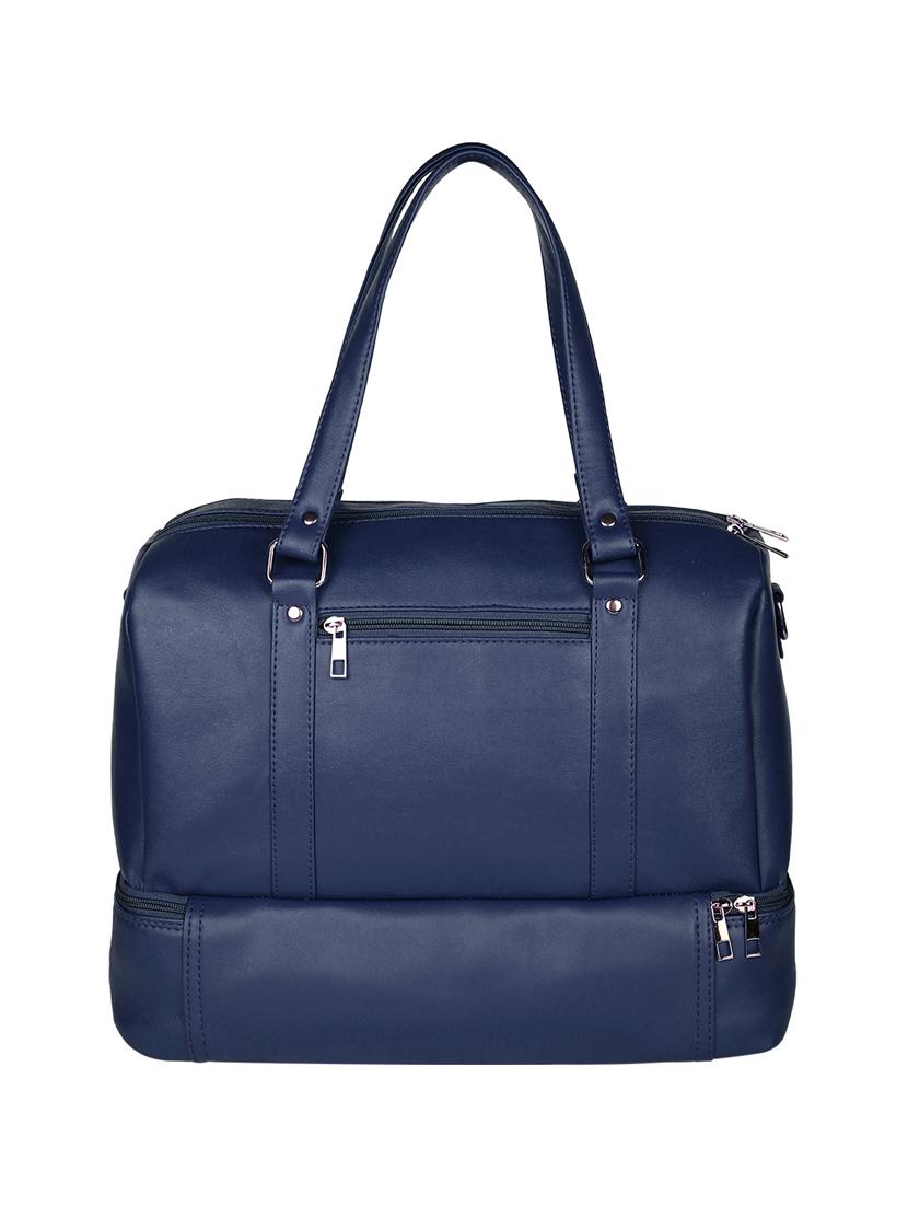 blue leatherette (pu) luggage - 16601955 - Standard Image - 1