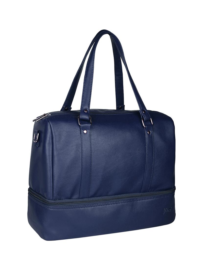 blue leatherette (pu) luggage - 16601955 - Standard Image - 4