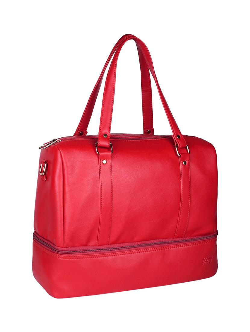 red leatherette (pu) luggage - 16601956 - Standard Image - 4