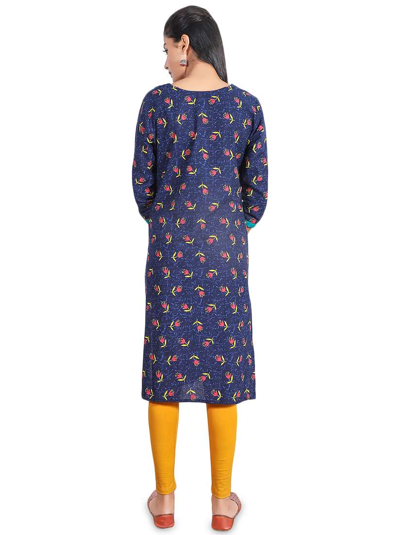 women's straight kurta - 16605646 -  Standard Image - 1