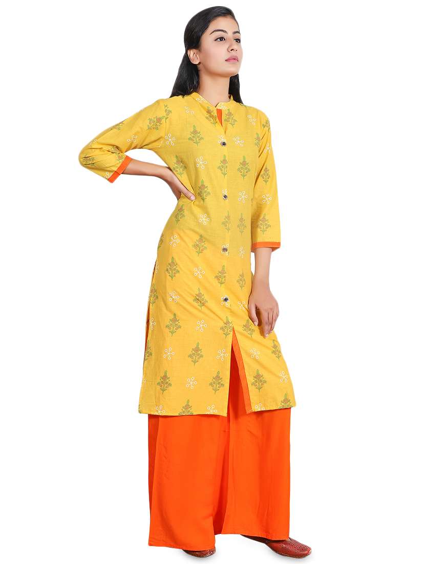 women's straight kurta - 16605650 - Standard Image - 1